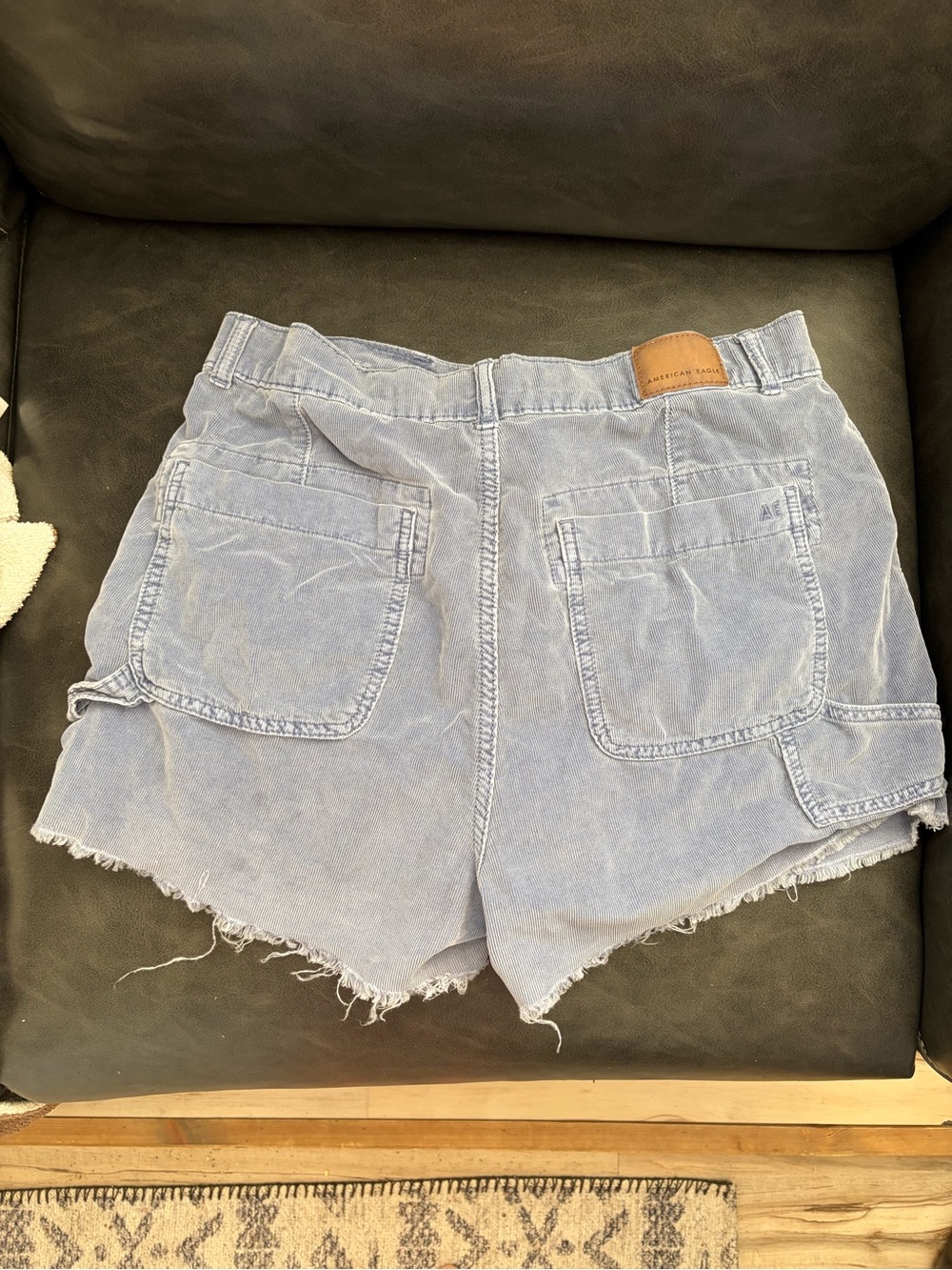 American Eagle Outfitters Light Blue Denim Cutoff Shorts